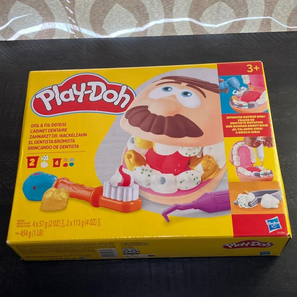 Play Doh Dr Drill 'n Fill Dentist Playset Kids Fun Toy